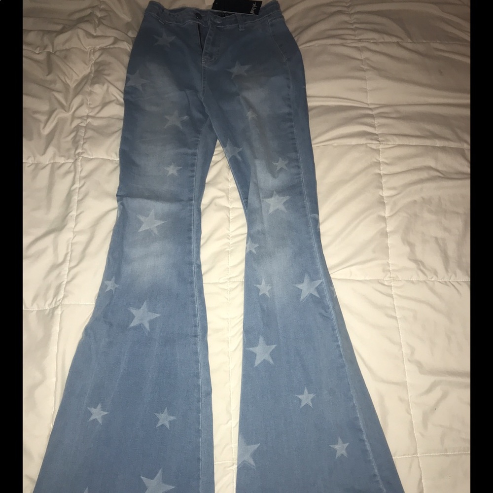 Nasty Gal Star Flare Jeans